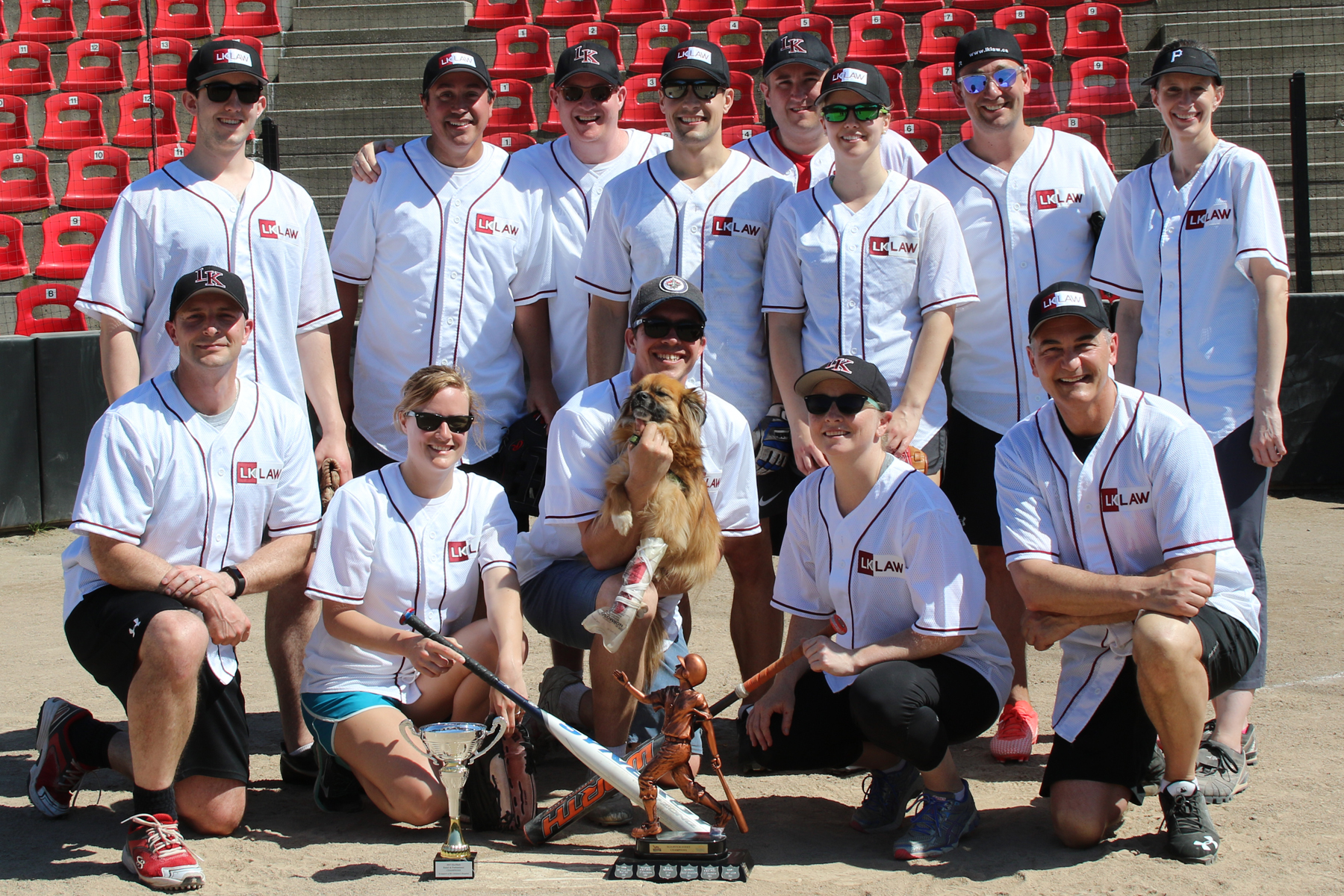 Children's Hospital Softball Tournament 2017 Champions - LK Law team