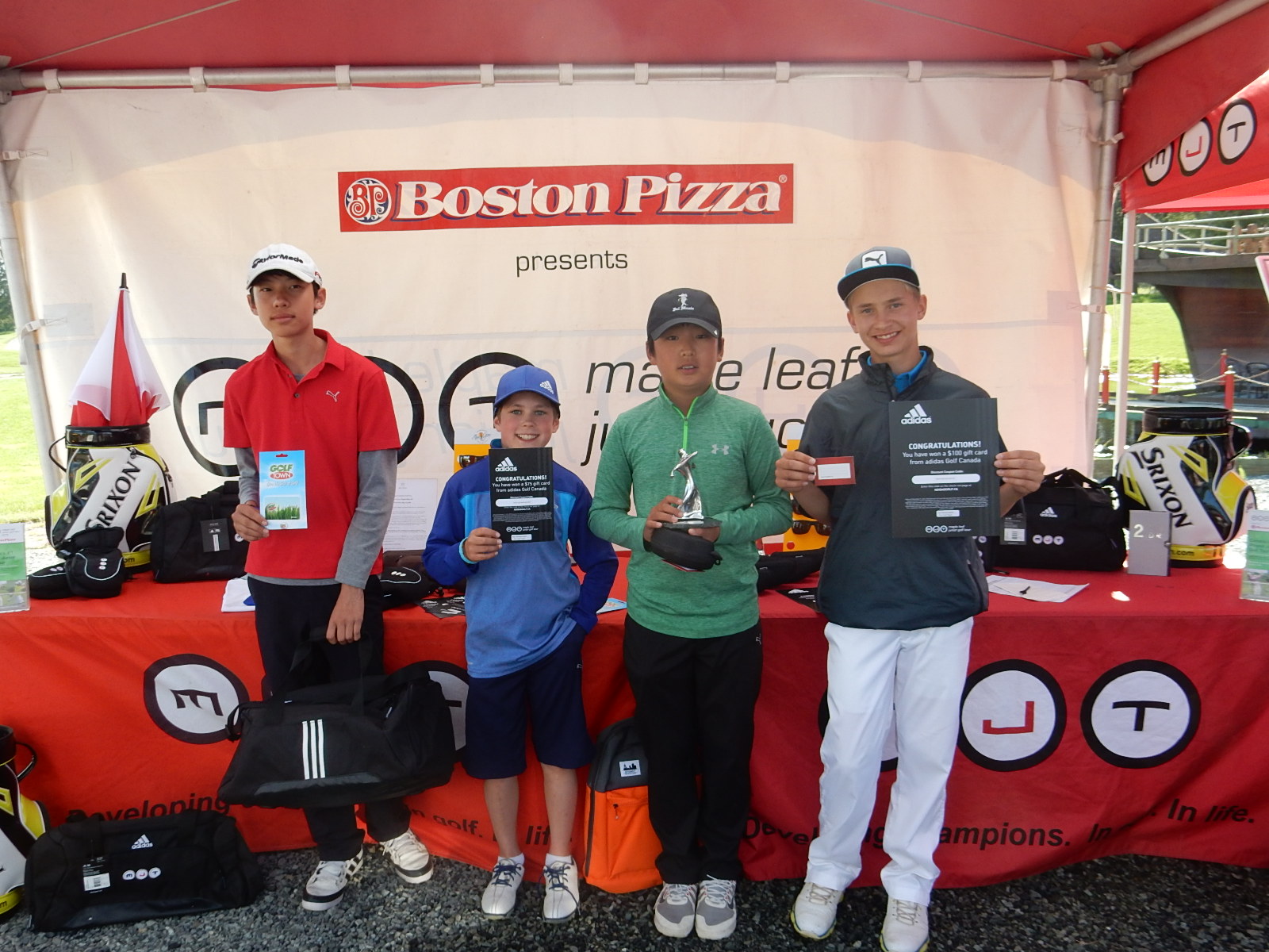 MJT Boys Bantam Top Finishers