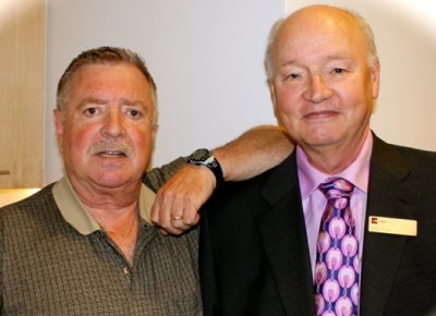 Frank Potts and Guest at Lindsay Kenney LLP Open House in Langley Frank Potts and Guest at Lindsay Kenney LLP Open House in Langley