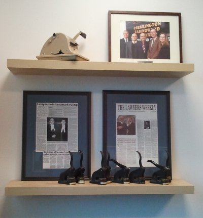 memorabilia from landmark 2003 legal case for Fort Law Office memorabilia from landmark 2003 legal case for Fort Law Office