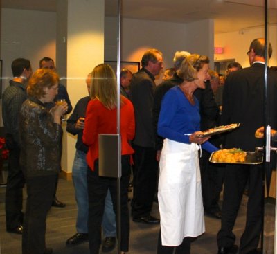 guests mingling at the open house of our Langley Law Firm guests mingling at the open house of our Langley Law Firm