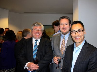 Trevor Fowler and guests at Lindsay Kenney Langely Office open house Trevor Fowler and guests at Lindsay Kenney Langely Office open house